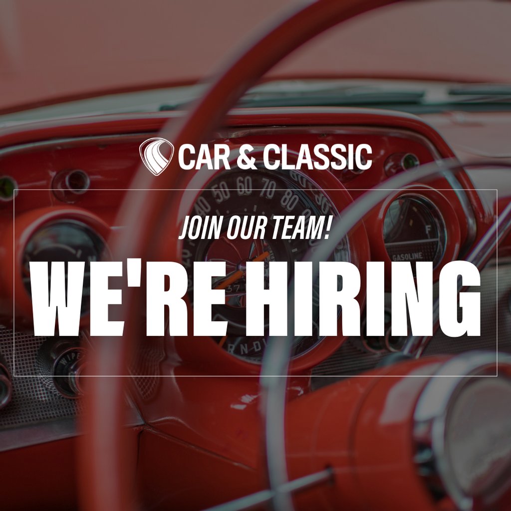 carandclassic's tweet photo. Apply today and join our amazing team here at Car &amp; Classic! 😎 

We are looking for passionate enthusiasts, to join our growing team. All our roles are 100% remote 🌎 

Click the link to apply! https://t.co/umzduihaNX https://t.co/SWk4E2fiCW