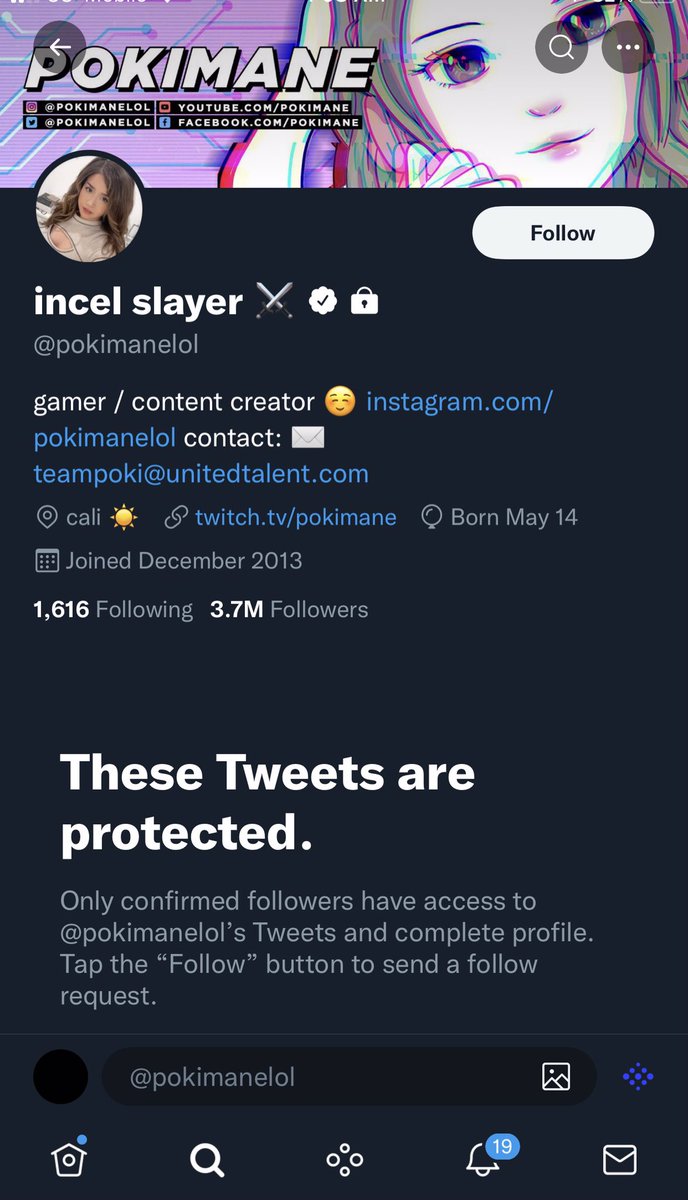 yoWxrrior's tweet photo. L + Ratio “incel slayer” @pokimanelol @Jidion6 https://t.co/md9eh8TSlu