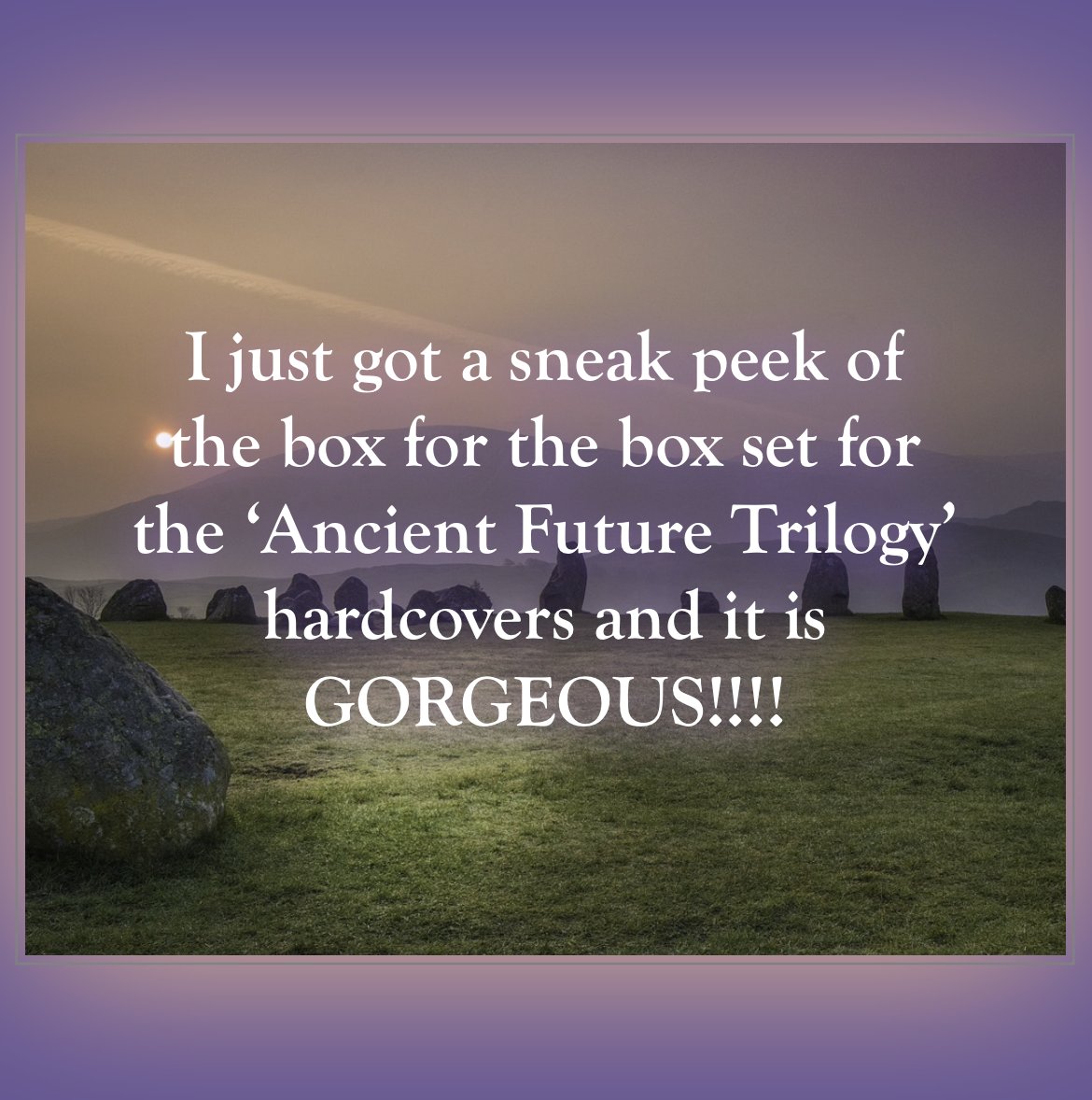 tracharding's tweet photo. I can't wait to share!!!  
#traciharding #theancientfuturetrilogyhardcovers
#booktopia #brio https://t.co/DAiKwu9KTK