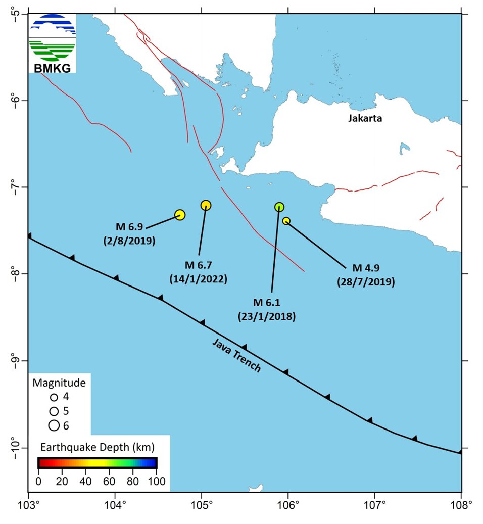 Inilah 5 gempa signifikan yang sanggup menggetarkan Jalarta selama 5 tahun terakhir.