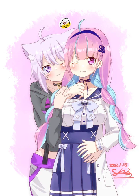 #絵かゆ #あくあーと
#ホロライブ
この組み合わせ好き 