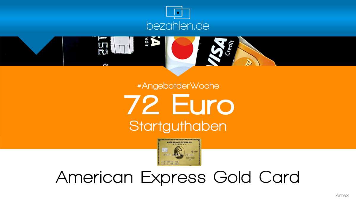 Unser #AngebotderWoche:
Die <a href="/AmericanExpress/">American Express</a> Gold Card mit 72 € #Startguthaben! 👇

bezahlen.de/klick/vchxq #Amex #Kreditkarte