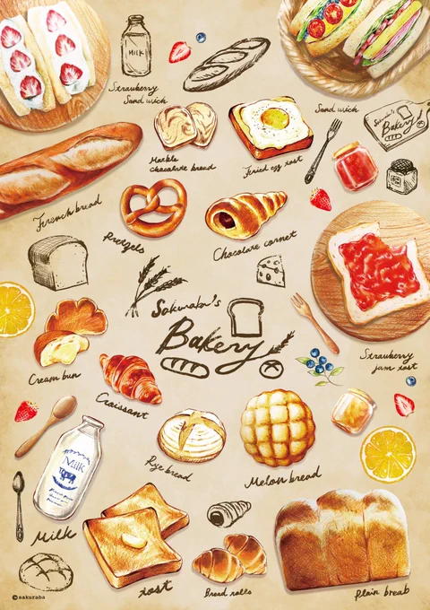 #絵柄が好みって人にフォローされたい
色鉛筆でスイーツやパンを描いてます✏️🍞🎂✨ 