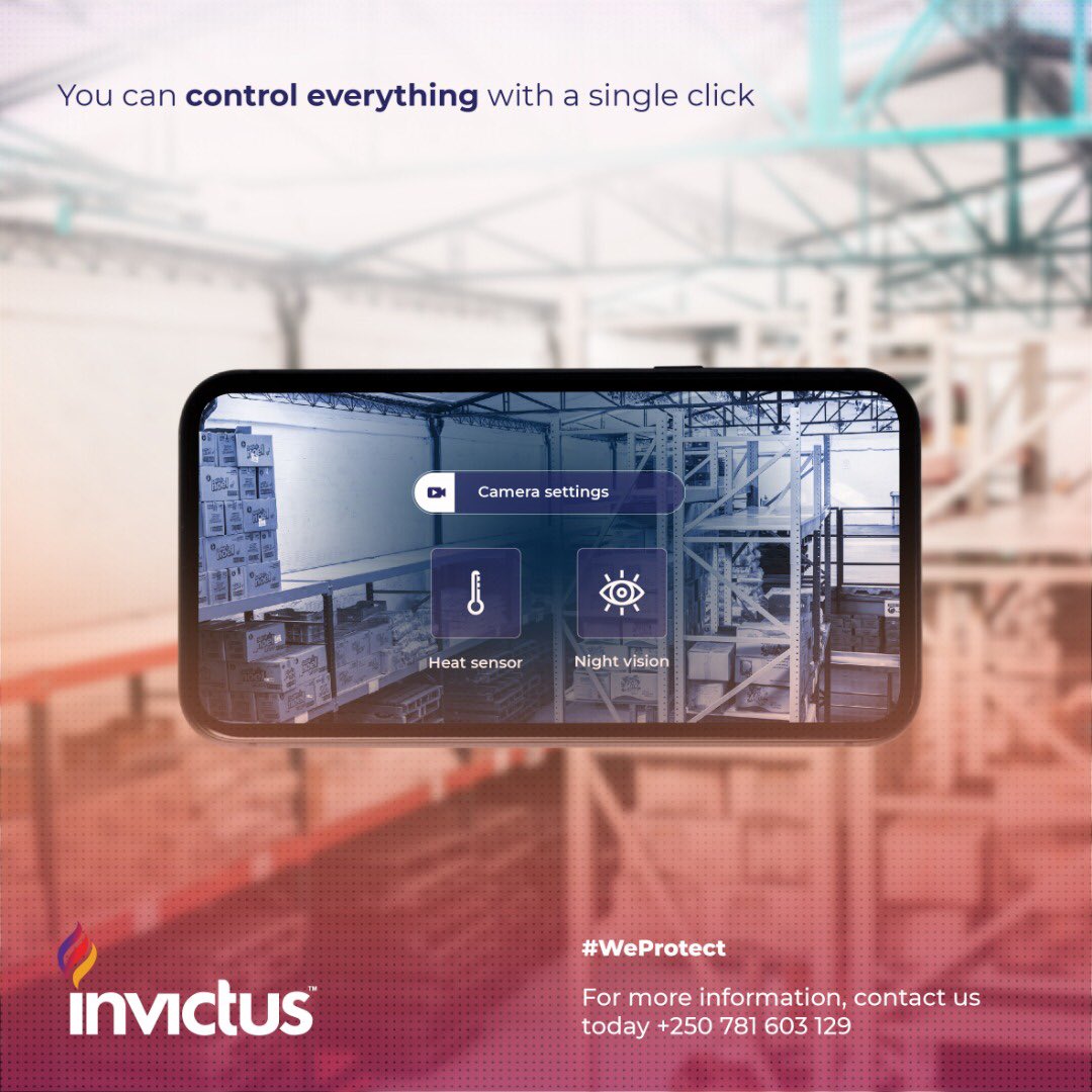 InvictusRwanda's tweet photo. We are rapidly becoming a world in which YOU must be connected. It is imperative to adapt new technologies, to protect what you love.
ย
Explore our #techsec futuristic approaches. Call us today, +250 781 603 129
#WeProtect. https://t.co/vZ6OkDkcob