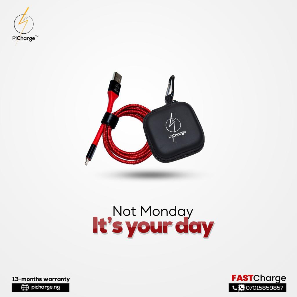 Pichargeng's tweet photo. Happy New from Everyone at Picharge. 

Take the week as yours 💪, win and Charge like a PICHARGE. 

#picharge #mondaymotivation #fastcharging https://t.co/FHWSqLfJQS