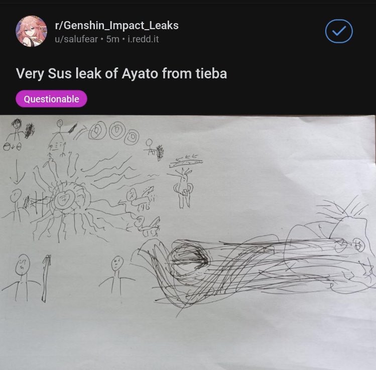 AyatoDailyyyyy's tweet photo. // Genshin leaks

VERY SUS AYATO LEAK DRAWING?! CAN ANYONE MAKE OUT THE MEANING https://t.co/1qtrGA3DNu