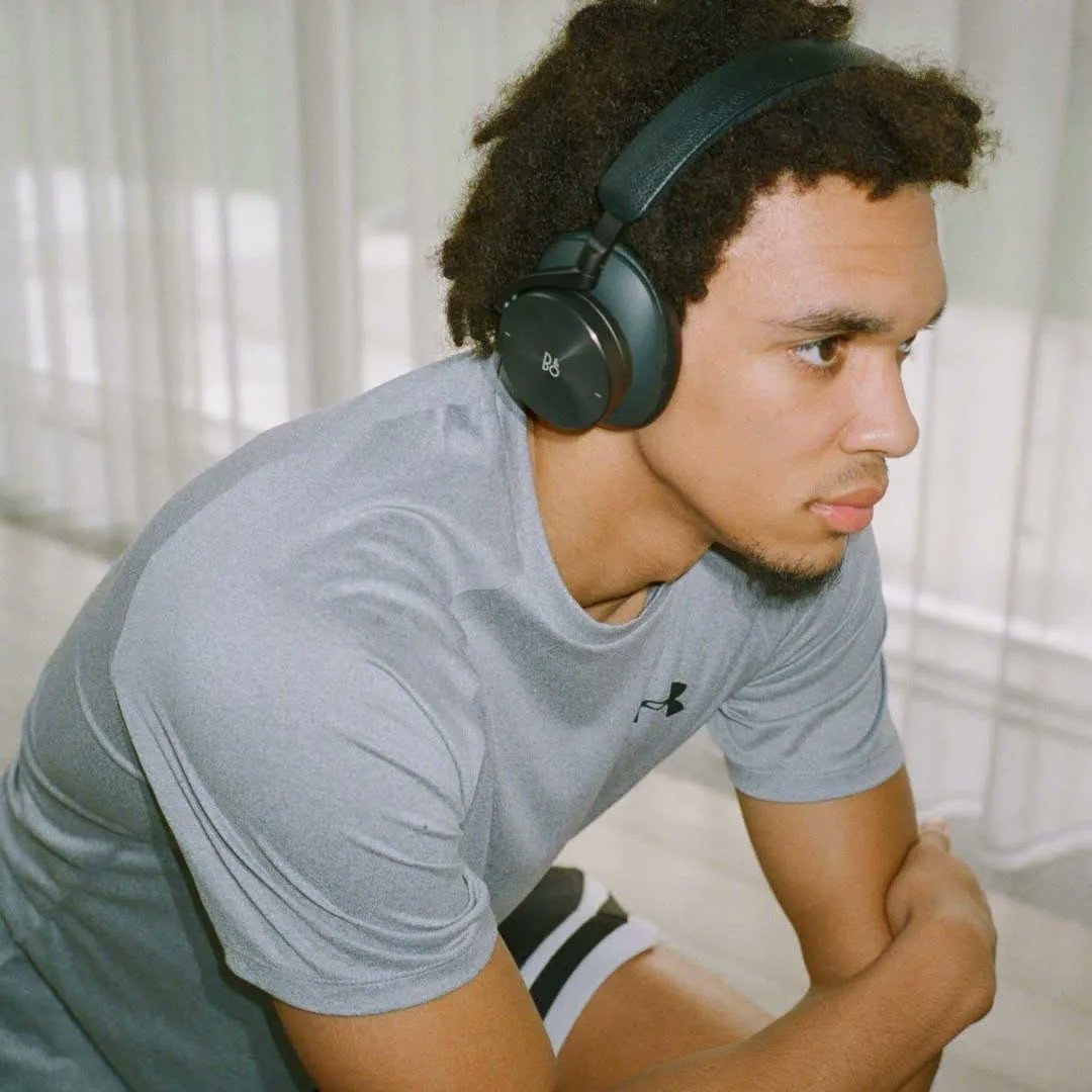 Stretch out, put your favorite track on and get ready, our brand ambassador @trentarnold66 is playing for Liverpool today, and we're ready to cheer him on. #BangOlufsen #BeoplayH95