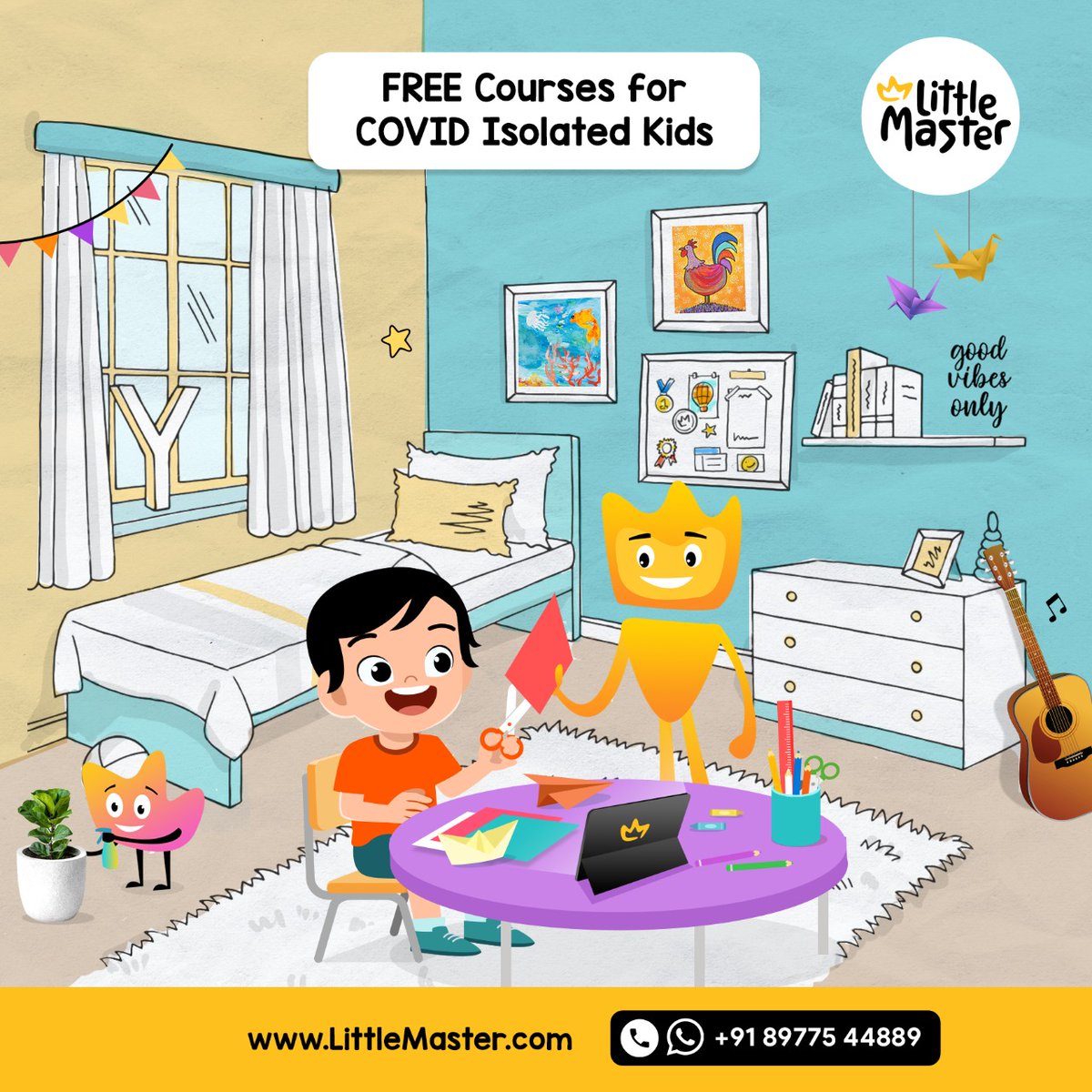 belittlemaster's tweet photo. Kids are going through a lot of stress &amp; emotionally challenged during the ongoing pandemic. #LittleMaster has curated a set of courses specially designed to boost up morale of children affected or isolated because of the #COVID19 and cope the stress. 
https://t.co/T5VnCmOrNO https://t.co/MILrhCen34