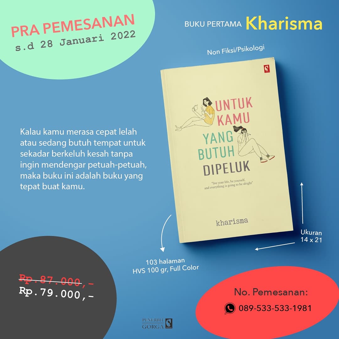 Kamu sedang terluka? Kamu gagal move-on? Kamu sedang menanggung rindu? Kamu mengalami hari yang buruk? Cintamu bertepuk sebelah tangan? Atau mungkin kamu sudah terlalu lelah dan rasanya mau menyerah saja? Kalau iya, artinya, Kamu Butuh Pelukan.