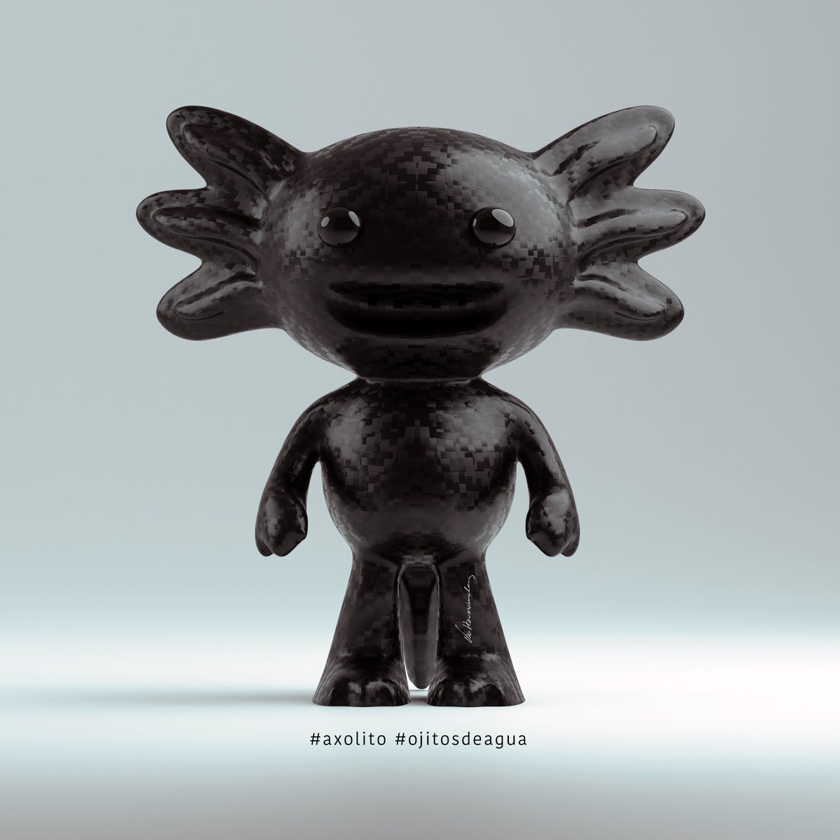 AxolitoMx's tweet photo. Axolito homenaje a la Cestería Mexicana.
Diseño 3D: @VicHernandezR 
La Cestería se convirtió en una constante dentro de las civilizaciones mesoamericanas.
#axolito #ajolote #ajolotito #axolotl #ambystomamexicanum #xochimilco #mexico #cestería #hechoamano #3D #render #ojitosdeagua https://t.co/1hqGKe7yEU