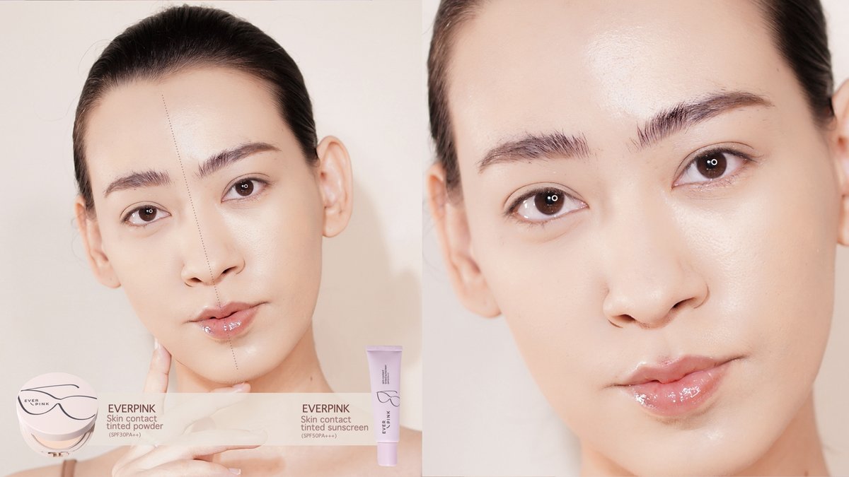 MMuragirl's tweet photo. ลงแค่ทินท์กันแดด+แป้งพัฟ2ขั้นตอนแต่ผิวสวยได้ขนาดนี้เลยอ่ะ ด้วยEVERPINK
•tinted sunscreen SPF50PA+++เนื้อทิ้นท์สีเนื้อปกปิดดีมีhyaให้ผิวอิ่มน้ำฟินิชผิวสวยฉ่ำชอบมาก
•tinted powder SPF30PA++แป้งเนื้อละเอียดปกปิดกริบเบลอผิวโทนสีพอดีผิวฟินิชแมทท์คุมมันดี 10freeผิวแพ้ง่ายใช้ได้ 11/10 https://t.co/CNe5SEk2OI