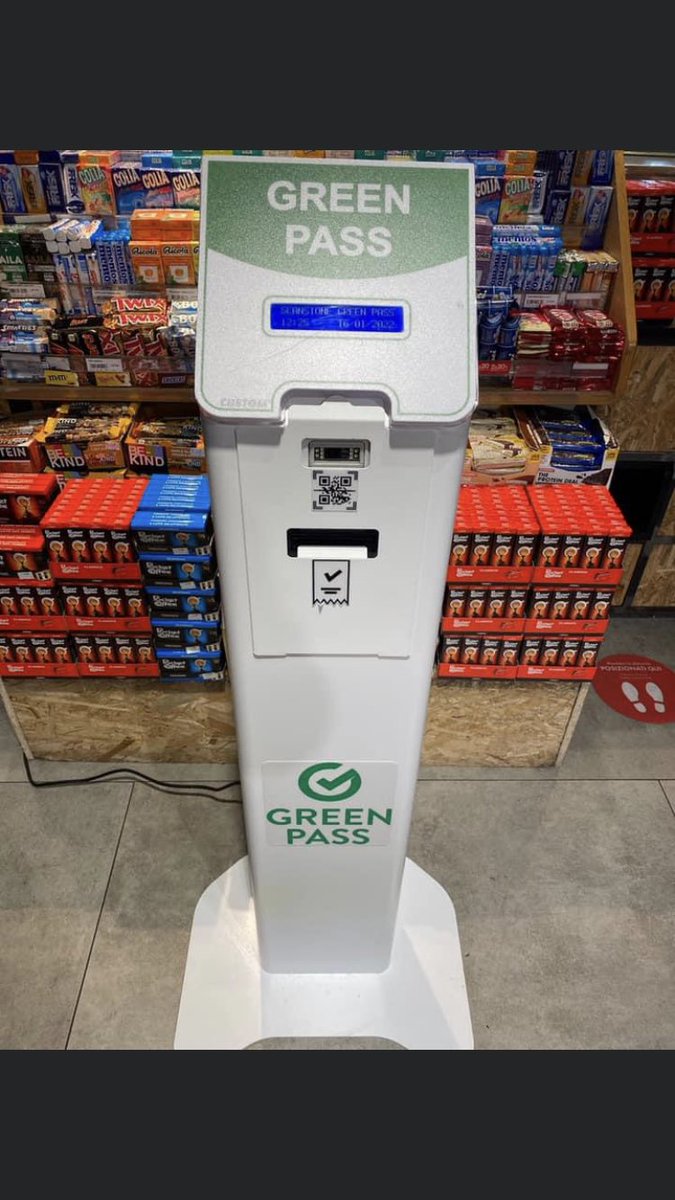 DrumAlby's tweet photo. Speriamo di vederlo presto in ogni esercizio commerciale 😍
#greenpass #GreenpassObbligatorio #GreenPassrafforzato #vaccini #novax #novaxout https://t.co/ptXeRkwmp5