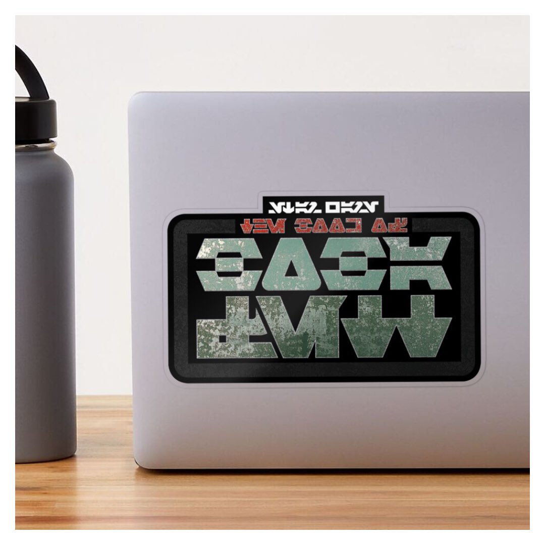 FelsWrath's tweet photo. 💥🔫 What are your thoughts on #TheBookOfBobaFett so far?

I'm loving it so much that I designed an #Aurebesh version of the title graphic. It's available to purchase on a wide variety of items from my Redbubble shop: https://t.co/lRAX93qWHi

#StarWars #StarWarsFanArt #BobaFett https://t.co/o03D1Scr7L