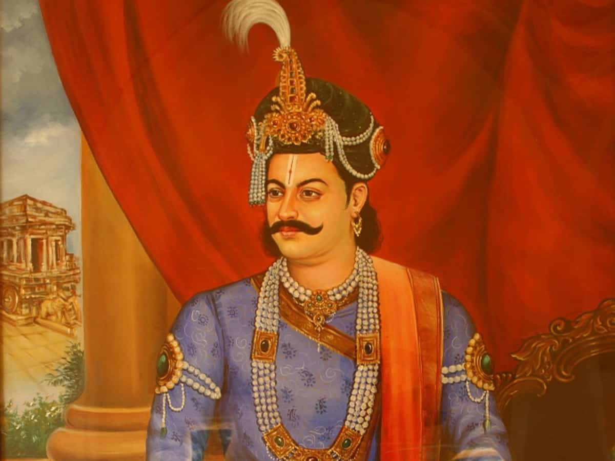 durdundigouda's tweet photo. ಕ್ರಿ.ಶ.೧೫೦೯ ರಿಂದ ೧೫೨೯ ರ ವರೆಗೆ ಆಳಿದ ವಿಜಯನಗರ ಸಾಮ್ರಾಜ್ಯದ ಚಕ್ರವರ್ತಿ ಮತ್ತು ವಿಜಯನಗರದ ಅರಸರಲ್ಲಿ ಅತಿ ಪ್ರಮುಖನಾದ ಶ್ರೀಕೃಷ್ಣದೇವರಾಯರ ಜಯಂತಿಯ ಶುಭಾಶಯಗಳು.

@NamHistory @BelagaviKA @karnatabala 
#ಶ್ರೀಕೃಷ್ಣದೇವರಾಯ #ShriKrishnadevaraya https://t.co/tNcoTXPyat