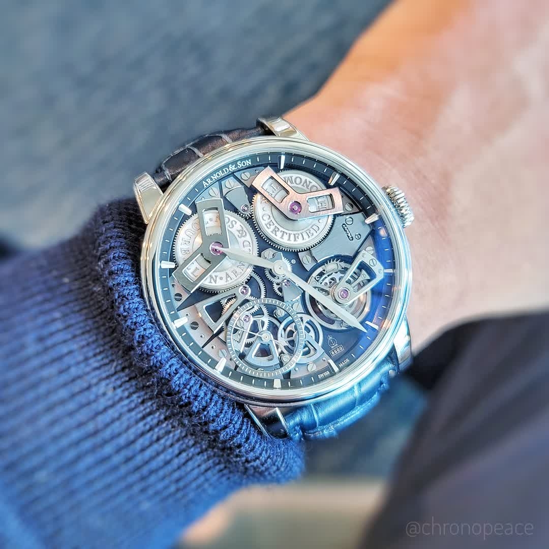 chronopeace's tweet photo. こんなにもカッコよいのに、それでも全く見かけない時計のひとつ。しかもこの価格帯では最高のトゥールビヨン。 The best tourbillon in this 30-50k price range.
#arnoldandson #arnoldson #chronometer36 #Tourbillon #アーノルドサン #アーノルドアンドサン #クロノメーター36 https://t.co/TeIuFE3VTU