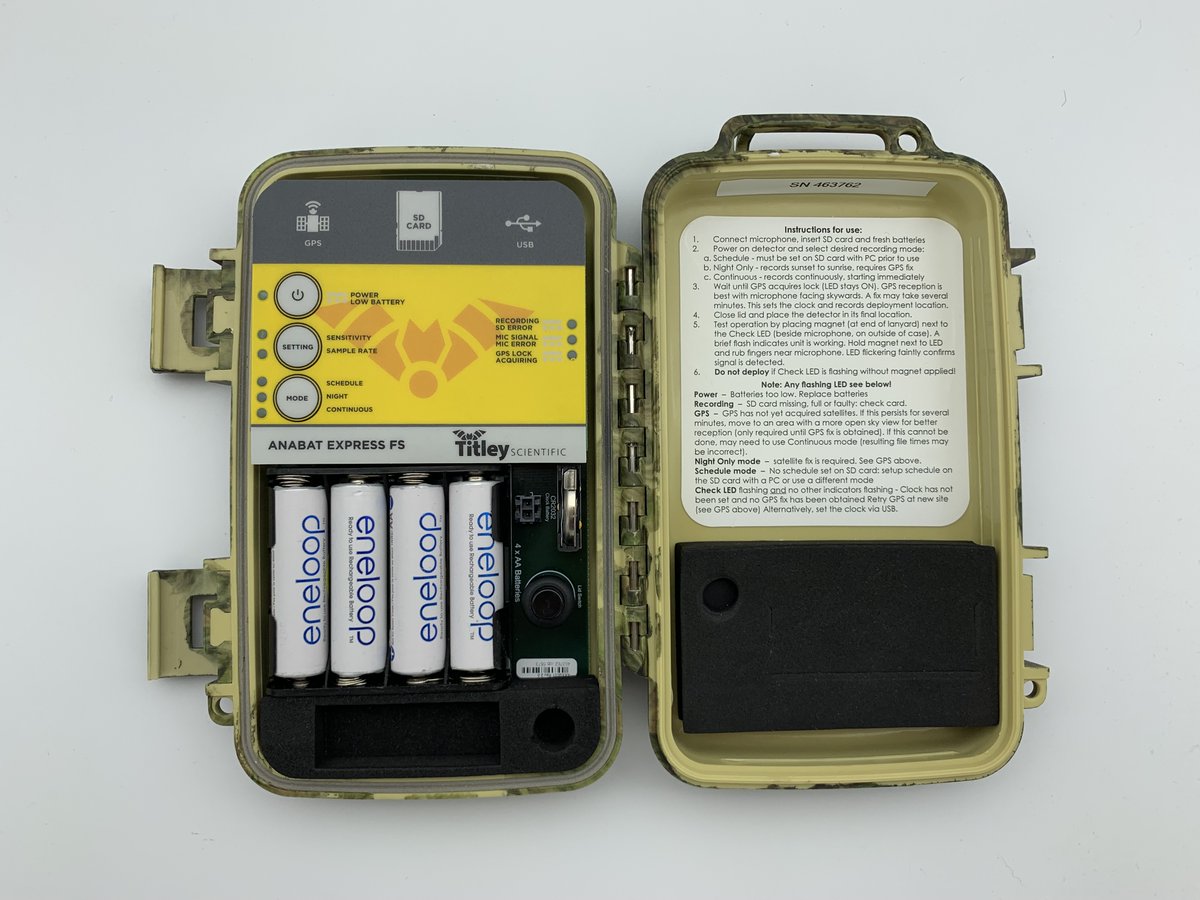 TitleyScientif1's tweet photo. 1) Want your Express to record Full Spectrum? Upgrade it, don't replace it!
Why upgrade your Express?
1. Reduce your e-waste footprint
2. Continue using a familiar product
3. Increase the lifespan of your Express
4. Save money compared to purchasing a new FS bat detector. https://t.co/Cy4elSLMzB