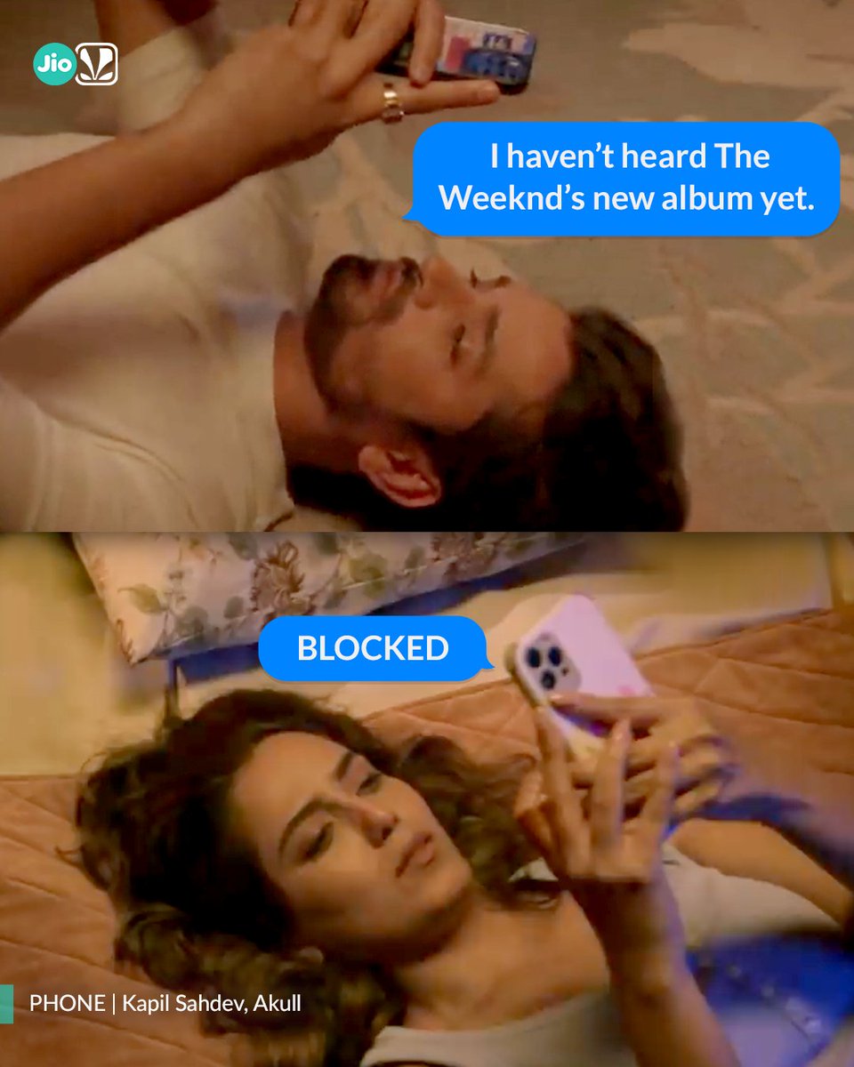 JioSaavn's tweet image. Tell us something that'd get him unblocked? 🤭
 
@akullofficial #KapilSahdev
#Akull #JioSaavn #TheWeeknd #BillieEilish #Playlist #Phone