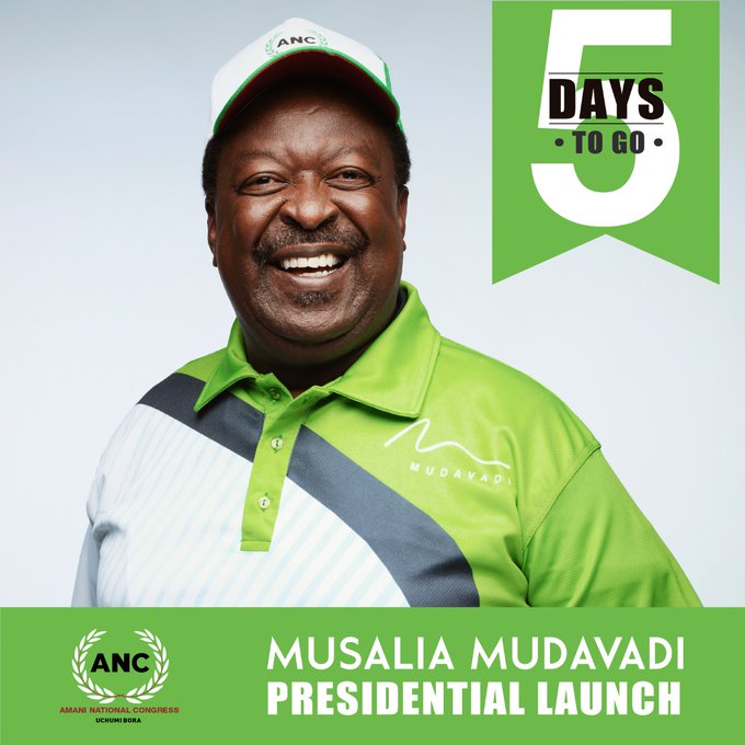 Musalia Mudavadi presidential Launch bid poster.