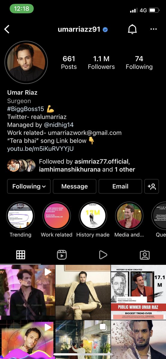BB15ND's tweet photo. So ig umar is coming back as #biggboss15 is still written and now again someone is managing his account. Umar will be coming soon https://t.co/K7uICSZTNW