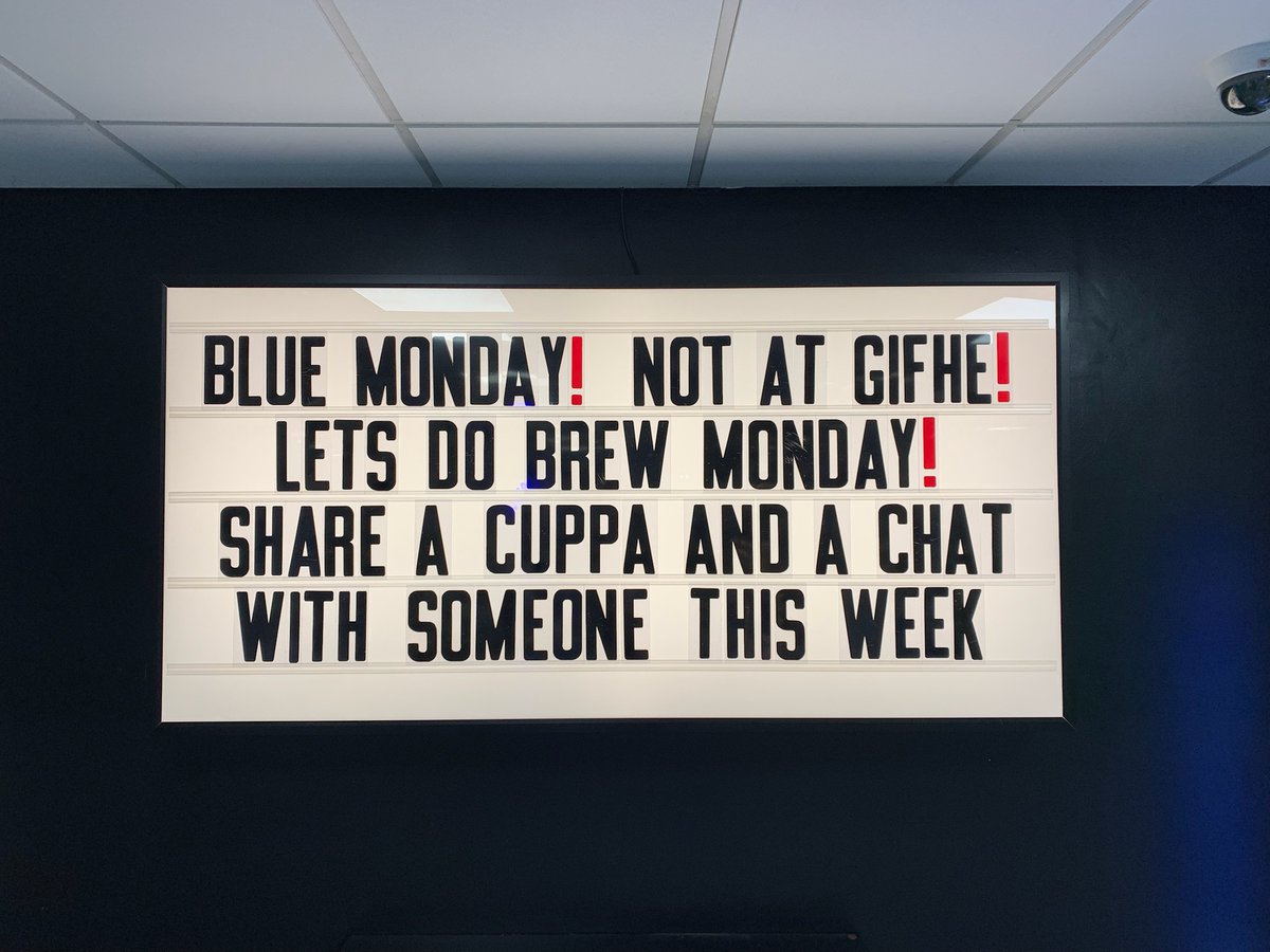 forrestleigh's tweet photo. #giStartStrong #thisishowwedoit @gifhe #BlueMonday #brewmonday https://t.co/psCWHE0qEW