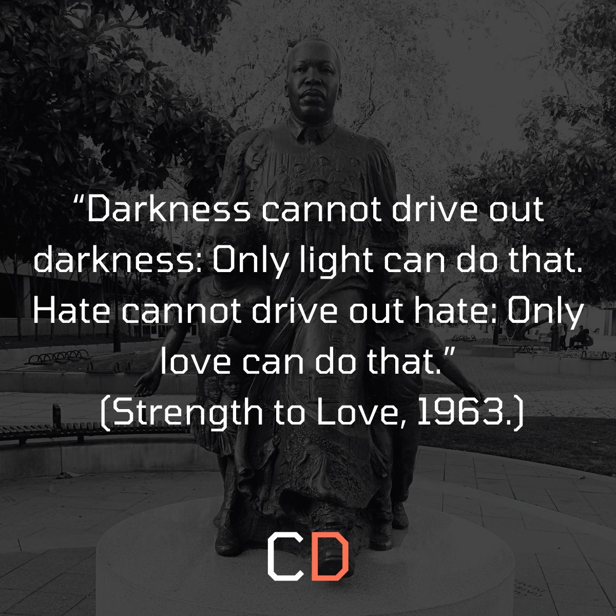 ChangeDiscourse's tweet photo. In honor of the life of a man who truly showed us all what changing discourse was about - We say thank you, Dr. King, for your life and legacy. https://t.co/P2IdMSzyxQ