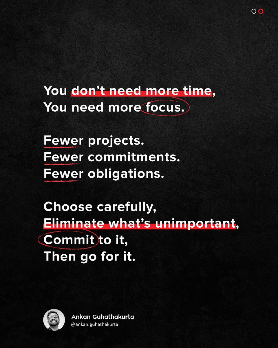 ankanguha's tweet photo. Do you struggle to say no ?
Burnout isn't due to lack of #motivation, it's due to shortage of capacity and bandwidth. 
.
#successmindset #MondayMotivation https://t.co/L8HenxcsYL