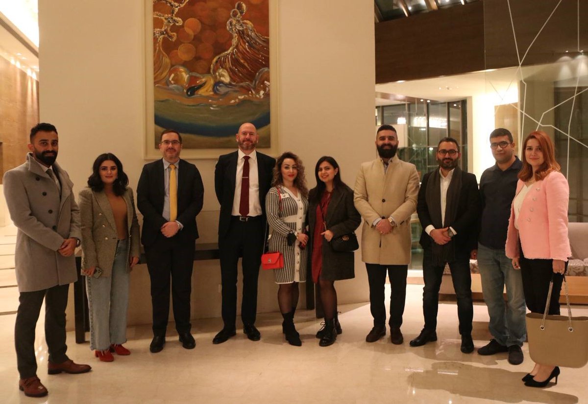 mbrysonr's tweet photo. Always a pleasure to meet former @CheveningFCDO Scholars. Yesterday, I had tea with @ChevKurd colleagues to learn about their contributions to society in both the UK and the Kurdistan Region. @DavidHuntFCDO
@ukinerbil
@UKinIraq https://t.co/WCDQMOHuMP