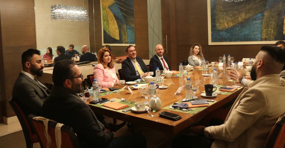 mbrysonr's tweet photo. Always a pleasure to meet former @CheveningFCDO Scholars. Yesterday, I had tea with @ChevKurd colleagues to learn about their contributions to society in both the UK and the Kurdistan Region. @DavidHuntFCDO
@ukinerbil
@UKinIraq https://t.co/WCDQMOHuMP