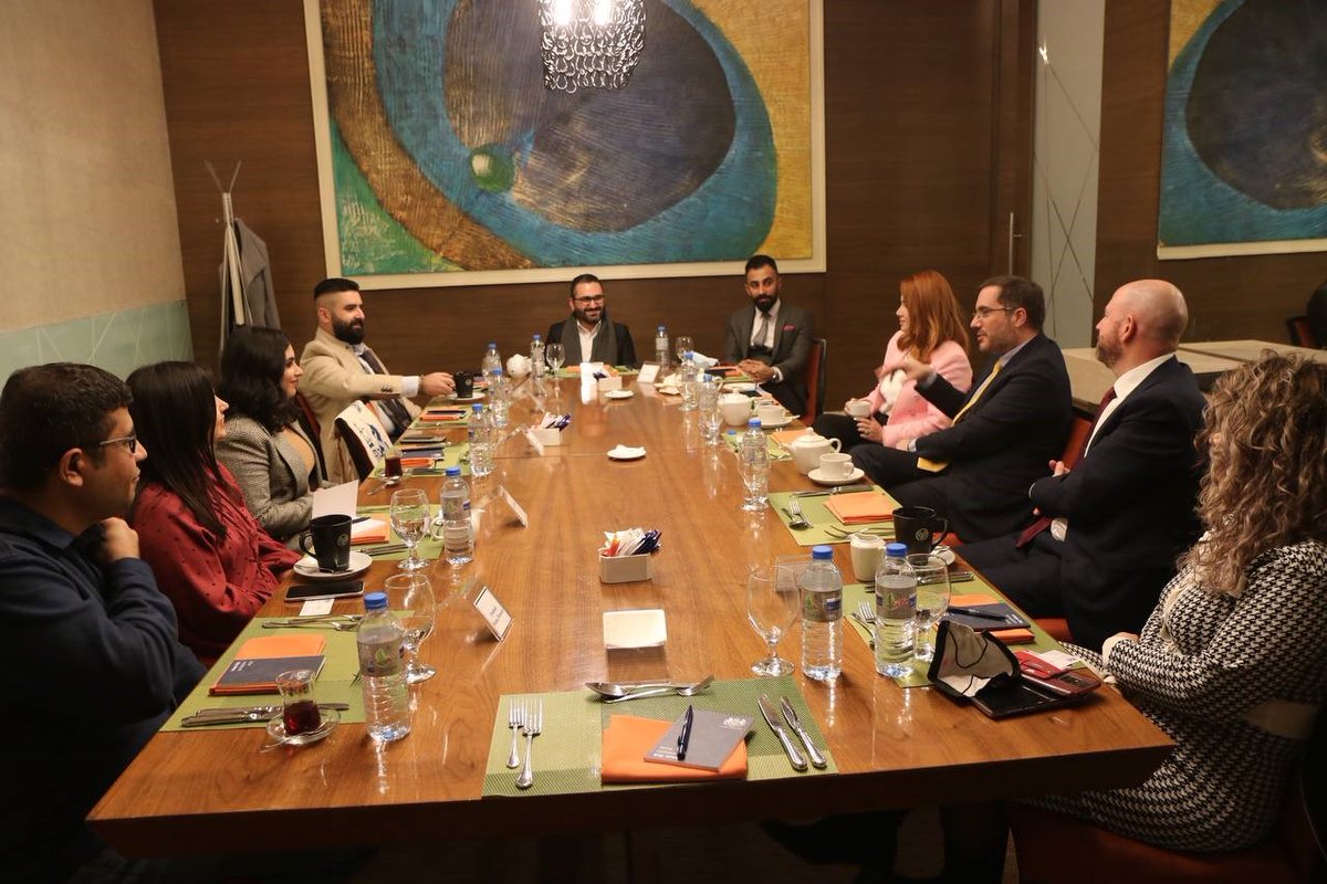 mbrysonr's tweet photo. Always a pleasure to meet former @CheveningFCDO Scholars. Yesterday, I had tea with @ChevKurd colleagues to learn about their contributions to society in both the UK and the Kurdistan Region. @DavidHuntFCDO
@ukinerbil
@UKinIraq https://t.co/WCDQMOHuMP