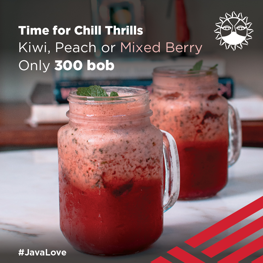 javahouseafrica's tweet image. Enjoy the Java Kiwi, Mixed Berry and Peach Slushies at 300 bob only this January. They're refreshing, smell great and taste even better! Available now at your nearest Java branch and for delivery from food apps.
#JavaLove #JavaSlushies