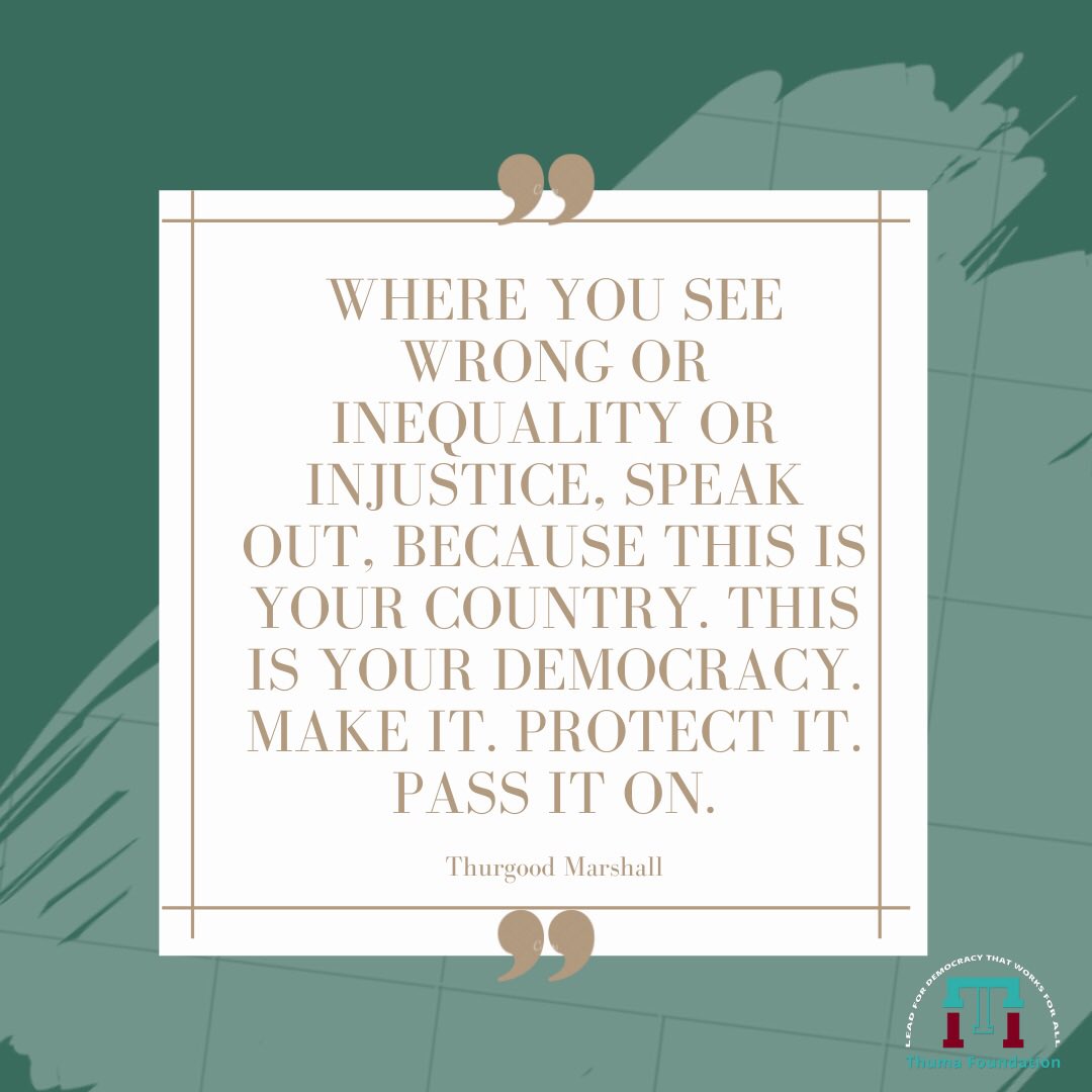 ThumaFoundation's tweet photo. Happy New Week From The Thuma Foundation!
#AfterTheVote #MakeDemocracyWorkForAll #ActiveCitizenship #MondayMotivation #mondaythoughts https://t.co/PLPs6fi7zu