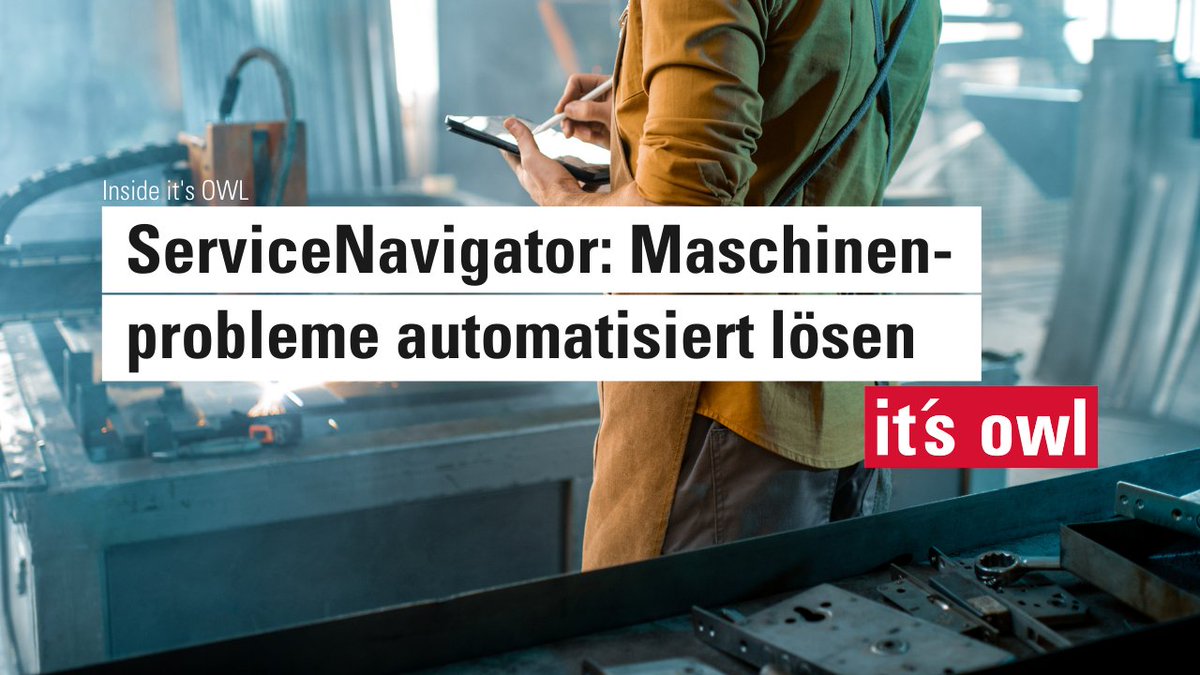 itsOWL_Cluster's tweet photo. 🚀 Der #ServiceNavigator soll helfen, Maschinenprobleme automatisiert zu lösen und Betreiber:innen zur Selbsthilfe befähigen. Doch wie funktioniert das genau?
Dies erklären die Referent:innen im 'Inside it's OWL' Vortrag.
🎬 Die Aufzeichnung gibt's hier: https://t.co/gjpjAxStCo https://t.co/2ZmFO4hANj