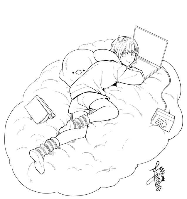 だらだら絵その①
しにがみさん 