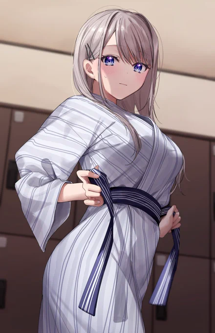 (あれ…どう結べばいいんだっけ……) 