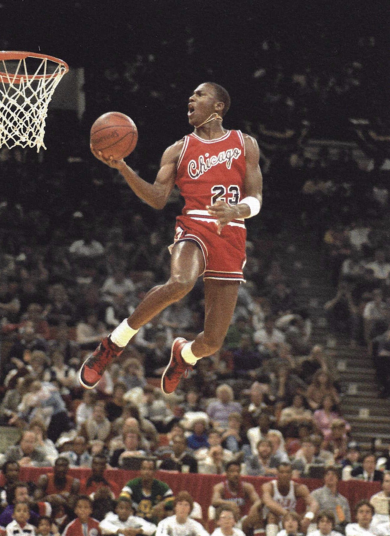 Michael jordan store 1st championship