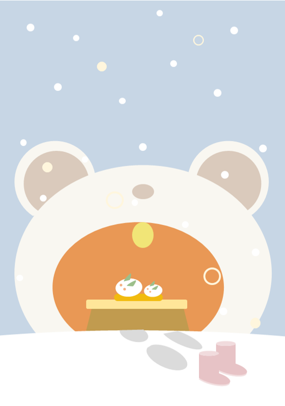 aicareerv's tweet photo. こんにちは　横山です。
前回のイラストの雪を活かしています！
Wordを使った、「かまくら」のイラストです。
#Word #イラスト #雪 #かまくら #パソコン教室 https://t.co/Nt6tn7JM3X