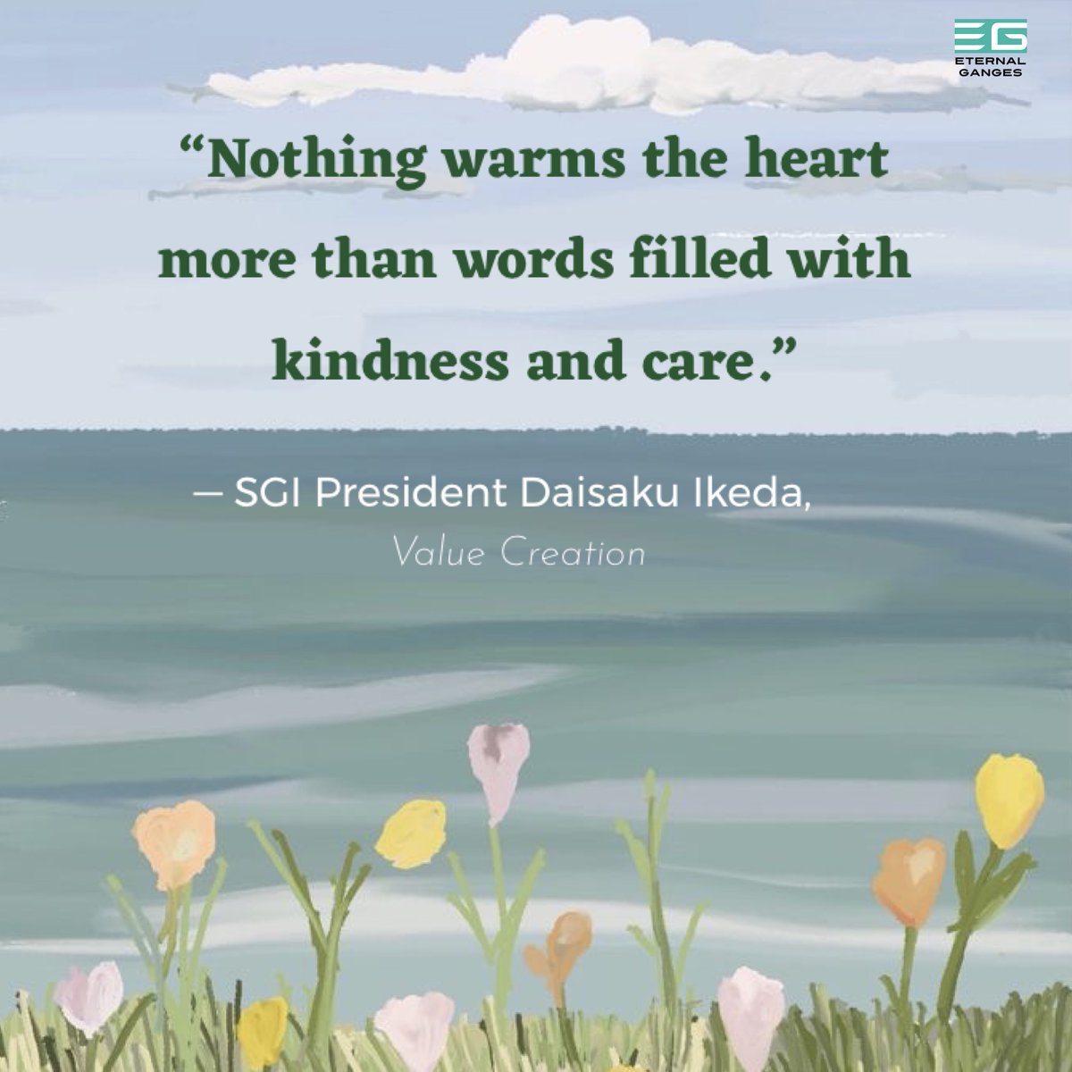 Eternal_Ganges's tweet photo. #wordsofkindness #caringforothers
#DaisakuIkeda #ValueCreation #EternalGanges https://t.co/fMjySRtOey