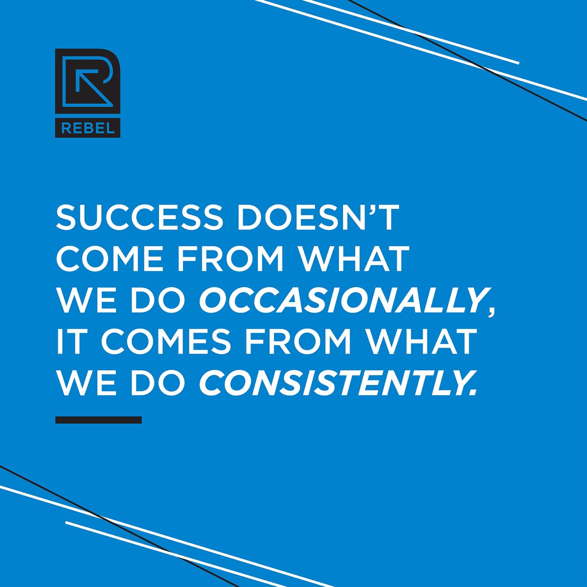 Sticking to the goals/resolutions you set this year is not about how motivated you were when you started. It is using that motivation and turning it into good habits that will help you meet those goals. Let's form some healthy habits and be as consistent as possible.