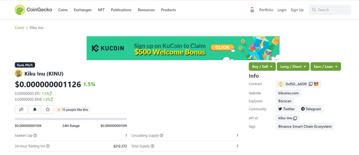 kikuinubsc's tweet photo. #KINU Just got listed on CG!!

#KIKUINU WILL BE THE NEXT DOG OF 2022

https://t.co/Tj0nWqtODg

#cheems #ShibaArmy #doge #FLOKI #CliffordInu #KIKUARMY 

https://t.co/sf1LGwOr8p
https://t.co/VH4RBNEWgy https://t.co/qqW1BpV2Ee