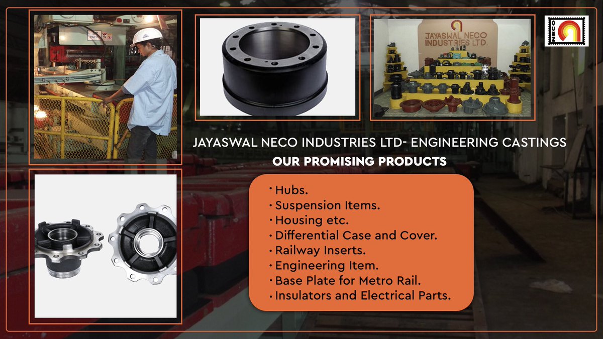 JNILindia's tweet photo. Our journey to becoming a prominent name in the industry started in 1985 & is built on a strong foundation of super technique & quality. We have the capacity of producing 15,000 tonnes of #Ductile iron casting for the #automobile & engineering industry. #Neco #EngineeringCastings https://t.co/aPItiGF1Fj