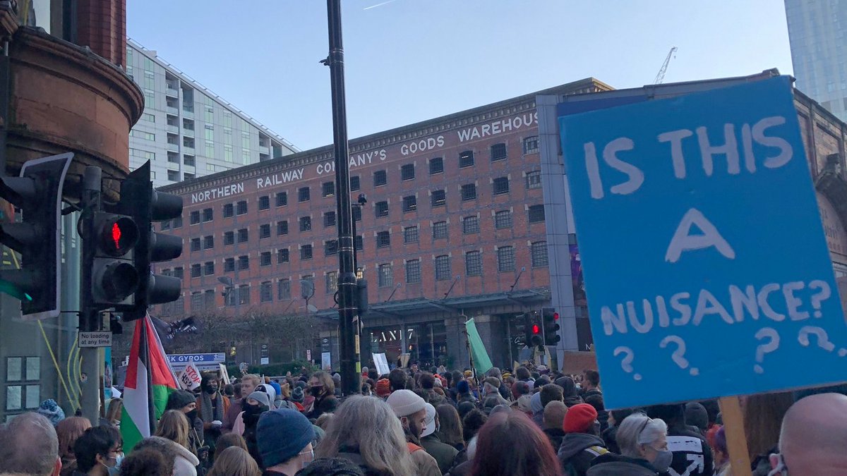 GMIAU's tweet photo. Fantastic to join the @KillTheBillMcr protest on Saturday against the Policing Bill and the Borders Bill. 

The right to protest is key to defending the right to seek safety in this country - and both are under attack. We'll continue to stand up in solidarity together💪 https://t.co/qsz3buHBX4