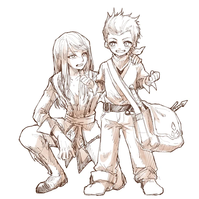 ユーリとカロル可愛いの絵 