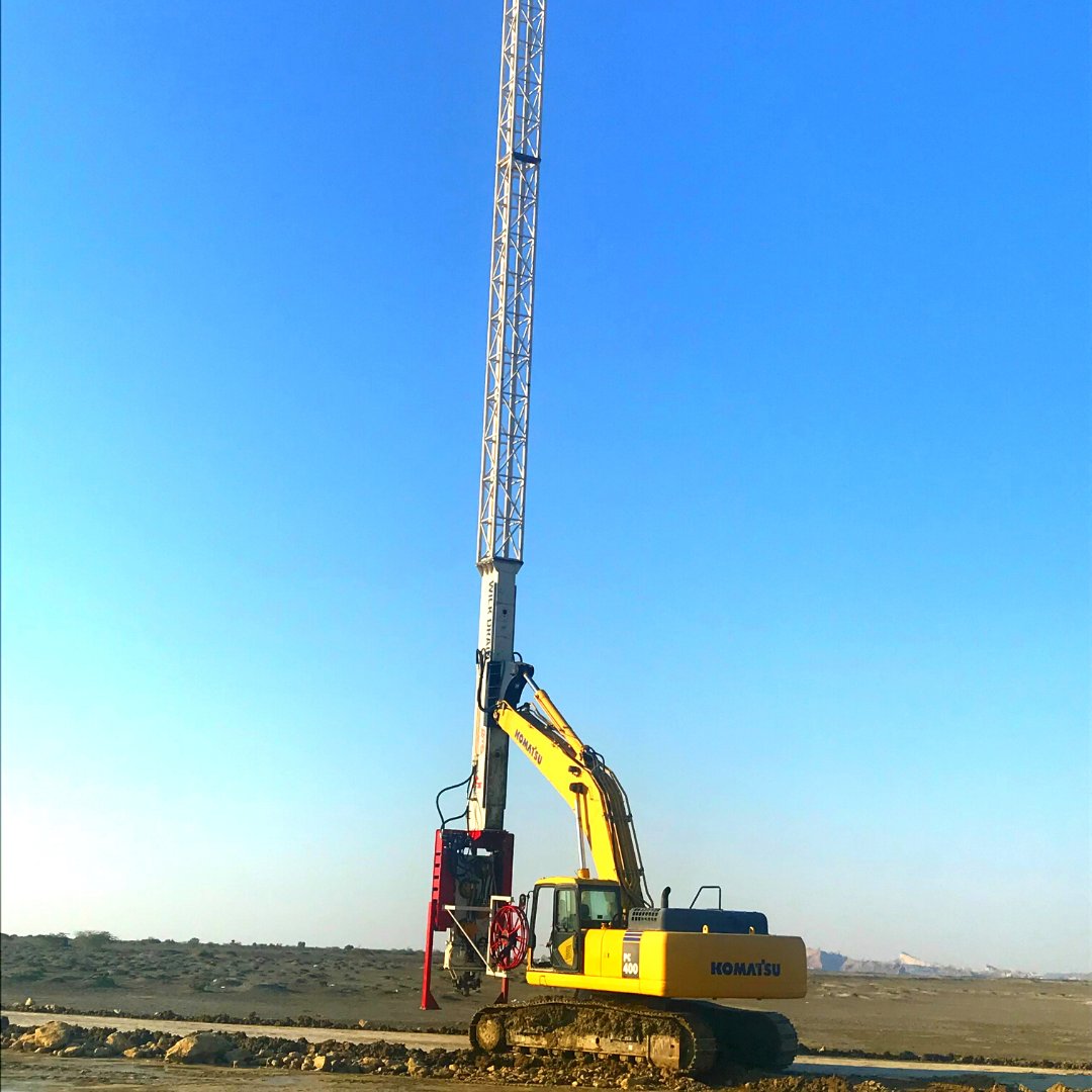 omsvibro's tweet photo. #OMS #WickDrain Machine is very useful equipment to drain the water in the cohesive soils, thus, the liquefaction risk is minimal and settlement time is higher than standard procedures.
This extraordinary machine was used to place hundreds of #wick in the soil in a #project 🏆 https://t.co/W0CtRBTM3b
