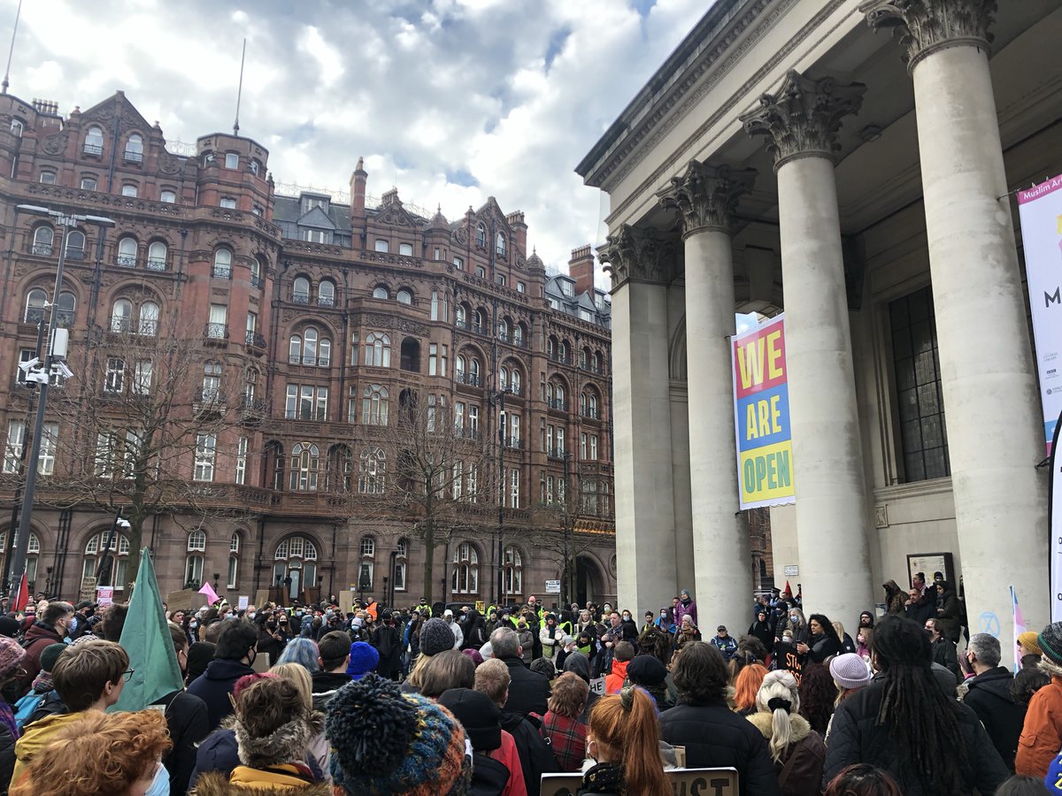 GMIAU's tweet photo. Fantastic to join the @KillTheBillMcr protest on Saturday against the Policing Bill and the Borders Bill. 

The right to protest is key to defending the right to seek safety in this country - and both are under attack. We'll continue to stand up in solidarity together💪 https://t.co/qsz3buHBX4
