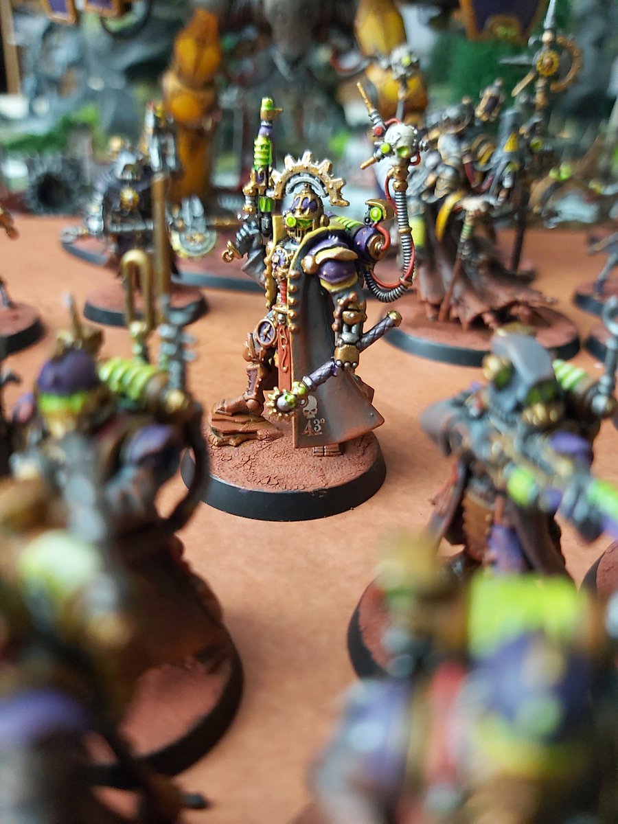 NightHorrible's tweet photo. Skitarii Marshall ready to keep the #AdeptusMechanicus boys and girls in line ⚙
Joins a unit of Rangers and a Dunecrawler as the Maniple expands...

#GamesWorkshop
#WarhammerCommunity
#Warhammer40k
#40k https://t.co/CnSC8mLB8r