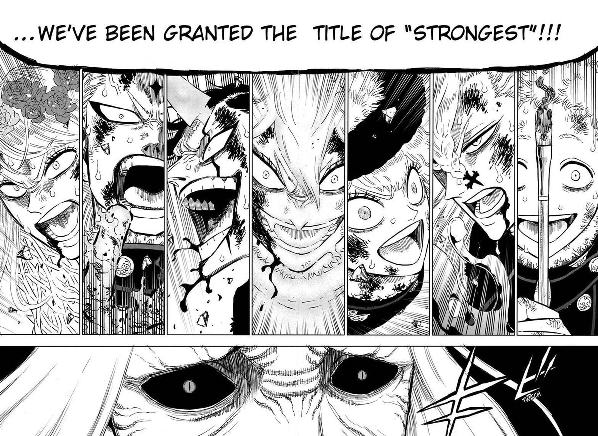 Isimp4noelle's tweet photo. #BC319

it's so cool to see the captains go all out with Lucifero even though they're getting beat up, it just goes to show that even though he isn't fully manifested yet he's still powerful even to the captains and Asta. it's also cool to see Mereoleona go wild with him! https://t.co/I3aeYKomQh