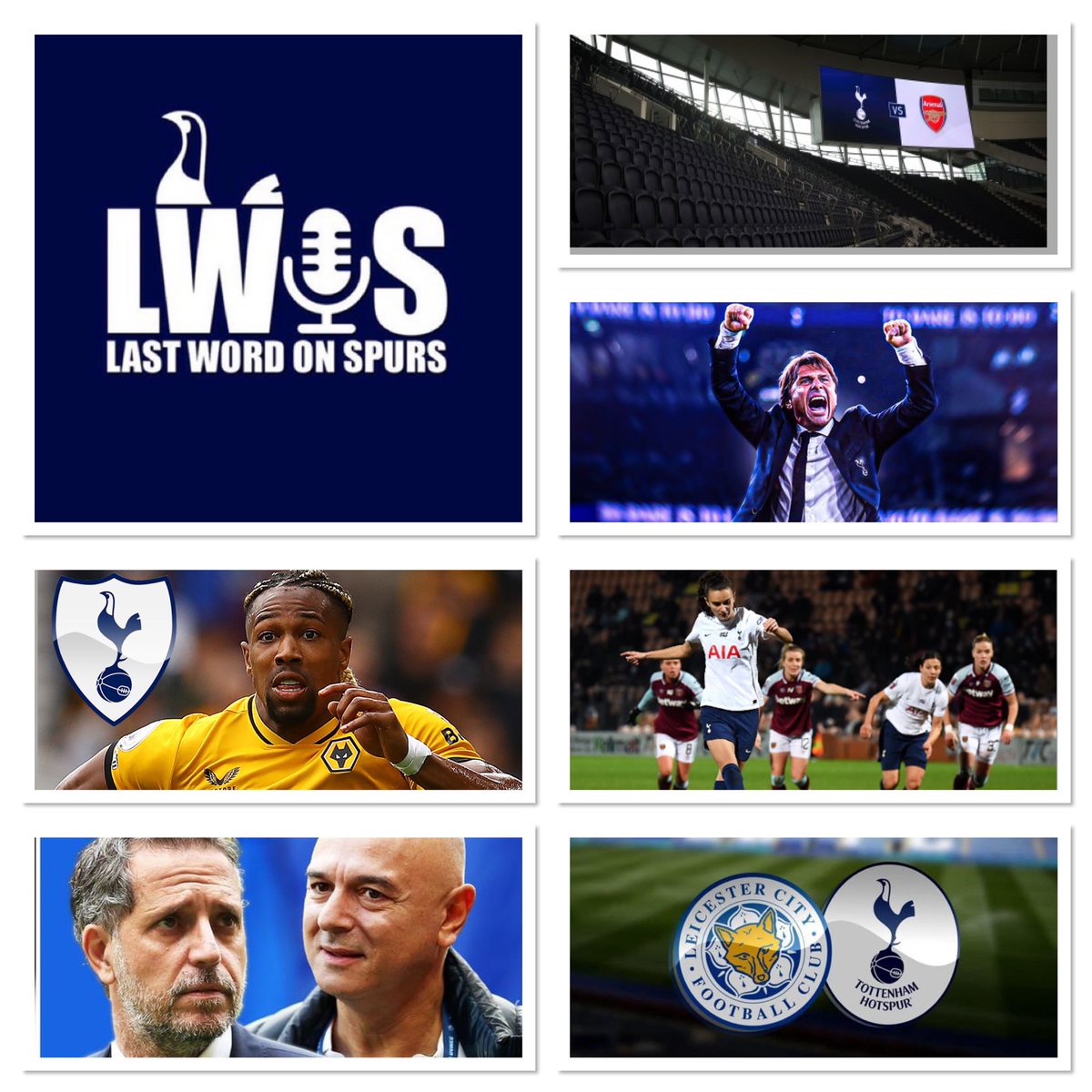 Last Word On Spurs (@lastwordonspurs) on Twitter photo ๐จNEW | <a href="/RickySacks/">Ricky Sacks ๐</a> with <a href="/LeeMcQueen/">Lee McQueen</a>, <a href="/JaiP72/">JaiP</a> & <a href="/SportsFinance/">Sports Financial Planner</a> on <a href="/LastWordOnSpurs/">Last Word On Spurs</a>:
โ Arsenal Postponement
๐งฉ January Transfer Window
๐ฉโ๐ง #SpursWomen: @AnnaXYSports
๐ฆ Foxes View: <a href="/Lee_Chappy/">CHAPPY</a>
๐ Podcast: pod.fo/e/105464
๐บ YouTube: youtu.be/7wV6qmjsYHI
#THFC | #COYS ๐จNEW | <a href="/RickySacks/">Ricky Sacks ๐</a> with <a href="/LeeMcQueen/">Lee McQueen</a>, <a href="/JaiP72/">JaiP</a> & <a href="/SportsFinance/">Sports Financial Planner</a> on <a href="/LastWordOnSpurs/">Last Word On Spurs</a>:
โ Arsenal Postponement
๐งฉ January Transfer Window
๐ฉโ๐ง #SpursWomen: @AnnaXYSports
๐ฆ Foxes View: <a href="/Lee_Chappy/">CHAPPY</a>
๐ Podcast: pod.fo/e/105464
๐บ YouTube: youtu.be/7wV6qmjsYHI
#THFC | #COYS