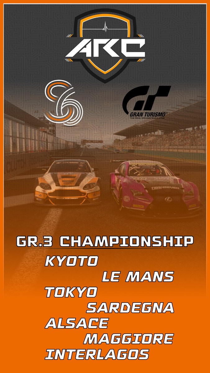 ARC_PS4's tweet photo. Season 6 sign ups are live! Do you have what it takes? 👀

#GTSport #GranTurismo #SimRacing https://t.co/8V7JhOP0bj