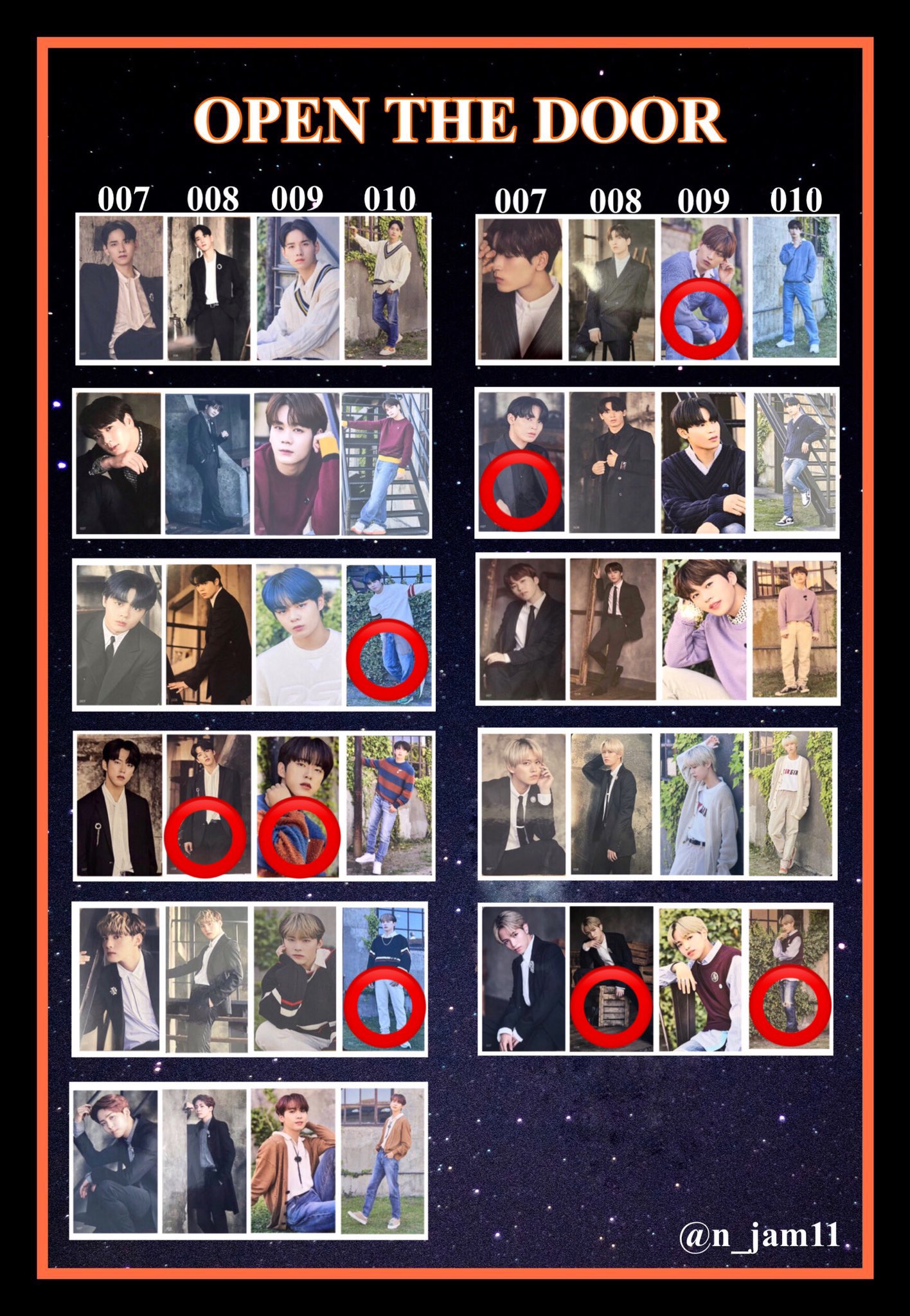 JO1 白岩瑠姫 OTD 会場限定 旧譜トレカ コンプ