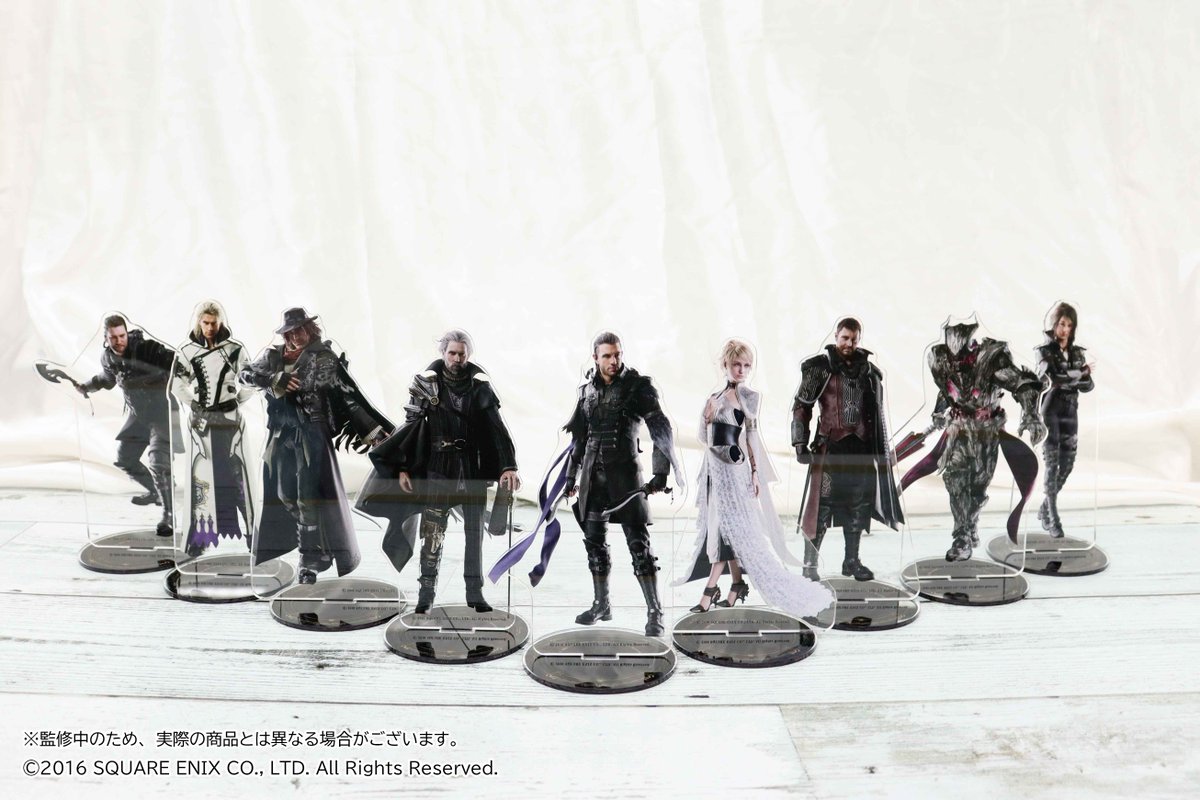 【「#KINGSGLAIVE FFXV」WEBくじ】
商品サンプルをご紹介📷

C賞：アクリルスタンド

✨絶賛販売中✨
web-kuji.jp/lotteries/king…